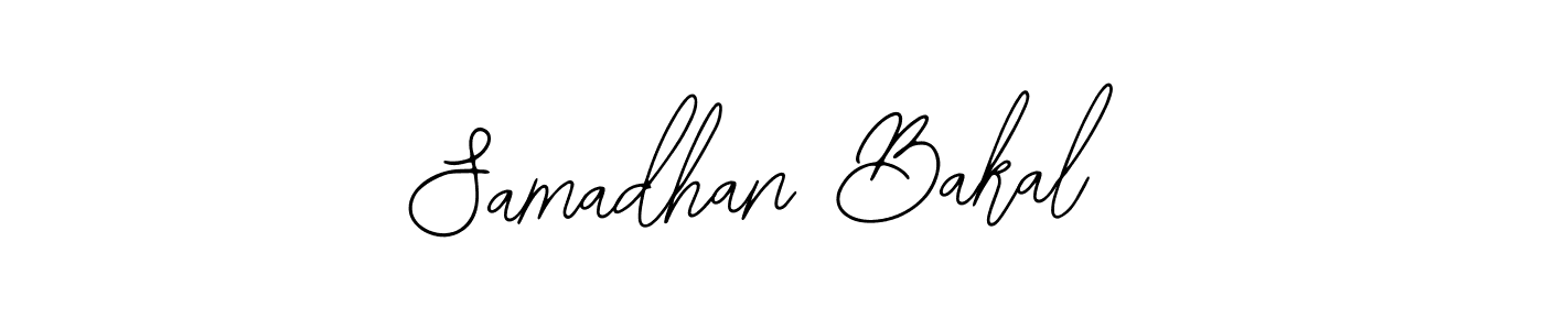 Use a signature maker to create a handwritten signature online. With this signature software, you can design (Bearetta-2O07w) your own signature for name Samadhan Bakal. Samadhan Bakal signature style 12 images and pictures png