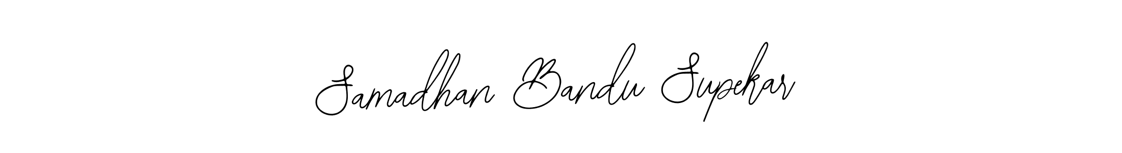 Design your own signature with our free online signature maker. With this signature software, you can create a handwritten (Bearetta-2O07w) signature for name Samadhan Bandu Supekar. Samadhan Bandu Supekar signature style 12 images and pictures png