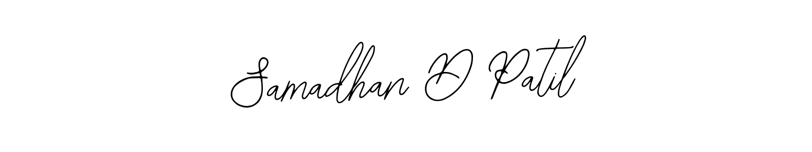 How to make Samadhan D Patil name signature. Use Bearetta-2O07w style for creating short signs online. This is the latest handwritten sign. Samadhan D Patil signature style 12 images and pictures png