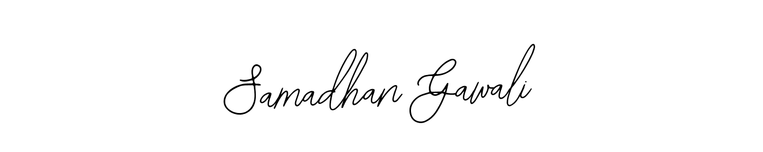 Design your own signature with our free online signature maker. With this signature software, you can create a handwritten (Bearetta-2O07w) signature for name Samadhan Gawali. Samadhan Gawali signature style 12 images and pictures png