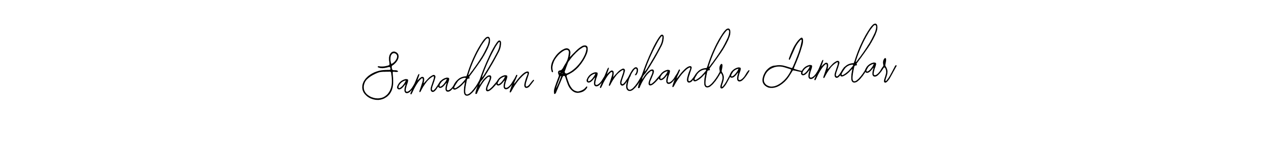 Design your own signature with our free online signature maker. With this signature software, you can create a handwritten (Bearetta-2O07w) signature for name Samadhan Ramchandra Jamdar. Samadhan Ramchandra Jamdar signature style 12 images and pictures png