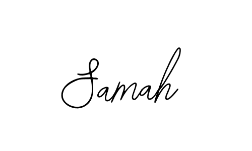 How to make Samah signature? Bearetta-2O07w is a professional autograph style. Create handwritten signature for Samah name. Samah signature style 12 images and pictures png