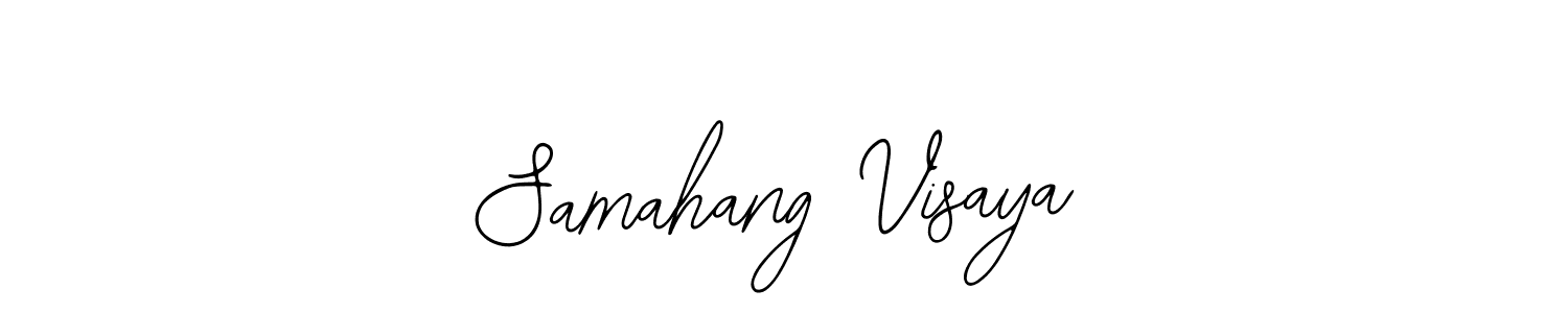 Also You can easily find your signature by using the search form. We will create Samahang Visaya name handwritten signature images for you free of cost using Bearetta-2O07w sign style. Samahang Visaya signature style 12 images and pictures png