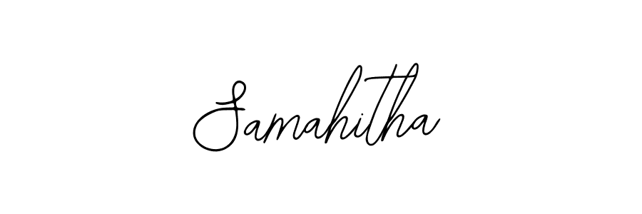 Similarly Bearetta-2O07w is the best handwritten signature design. Signature creator online .You can use it as an online autograph creator for name Samahitha. Samahitha signature style 12 images and pictures png