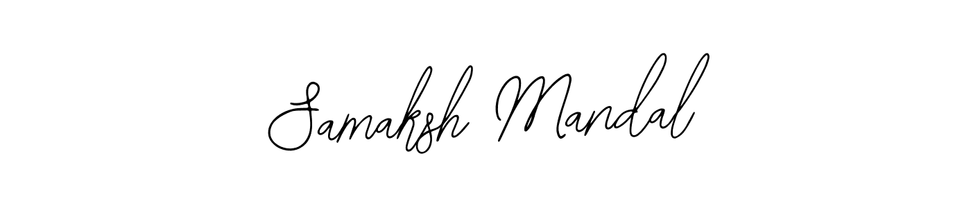 How to Draw Samaksh Mandal signature style? Bearetta-2O07w is a latest design signature styles for name Samaksh Mandal. Samaksh Mandal signature style 12 images and pictures png