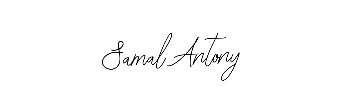 Once you've used our free online signature maker to create your best signature Bearetta-2O07w style, it's time to enjoy all of the benefits that Samal Antony name signing documents. Samal Antony signature style 12 images and pictures png