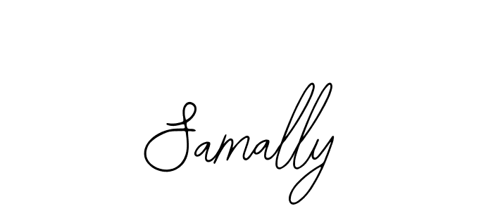 Design your own signature with our free online signature maker. With this signature software, you can create a handwritten (Bearetta-2O07w) signature for name Samally. Samally signature style 12 images and pictures png