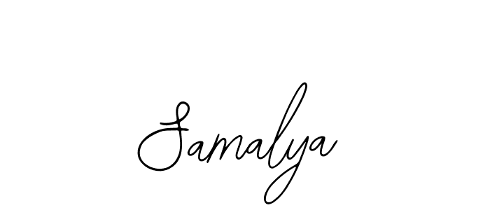 Design your own signature with our free online signature maker. With this signature software, you can create a handwritten (Bearetta-2O07w) signature for name Samalya. Samalya signature style 12 images and pictures png