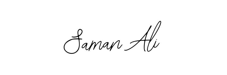 Make a beautiful signature design for name Saman Ali. With this signature (Bearetta-2O07w) style, you can create a handwritten signature for free. Saman Ali signature style 12 images and pictures png