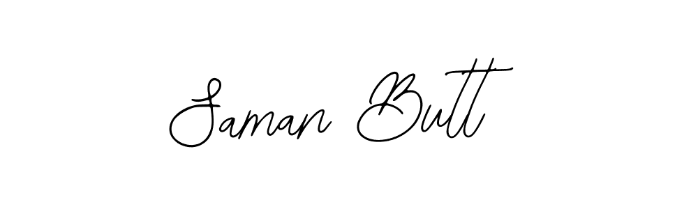 Also You can easily find your signature by using the search form. We will create Saman Butt name handwritten signature images for you free of cost using Bearetta-2O07w sign style. Saman Butt signature style 12 images and pictures png