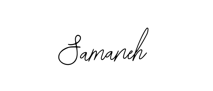 Also You can easily find your signature by using the search form. We will create Samaneh name handwritten signature images for you free of cost using Bearetta-2O07w sign style. Samaneh signature style 12 images and pictures png