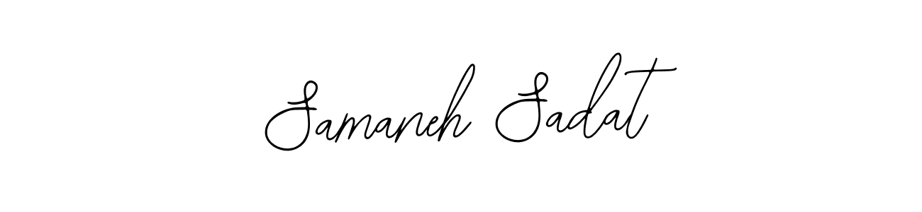 Make a beautiful signature design for name Samaneh Sadat. With this signature (Bearetta-2O07w) style, you can create a handwritten signature for free. Samaneh Sadat signature style 12 images and pictures png