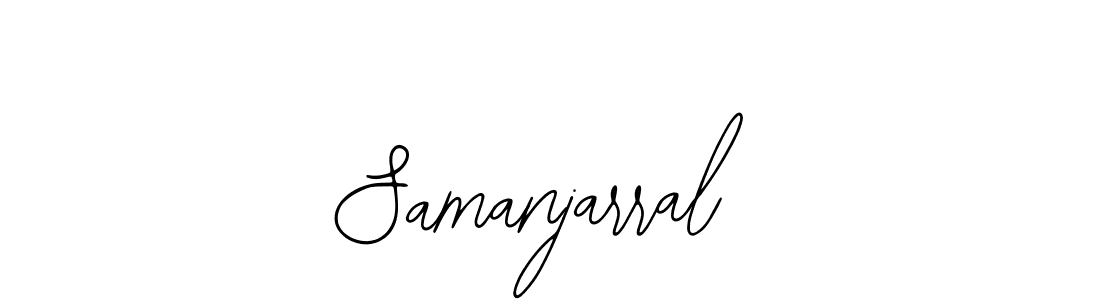 You should practise on your own different ways (Bearetta-2O07w) to write your name (Samanjarral) in signature. don't let someone else do it for you. Samanjarral signature style 12 images and pictures png