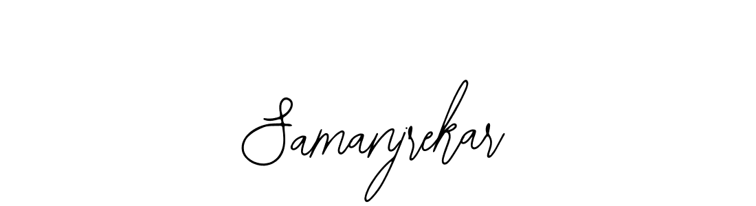 Similarly Bearetta-2O07w is the best handwritten signature design. Signature creator online .You can use it as an online autograph creator for name Samanjrekar. Samanjrekar signature style 12 images and pictures png