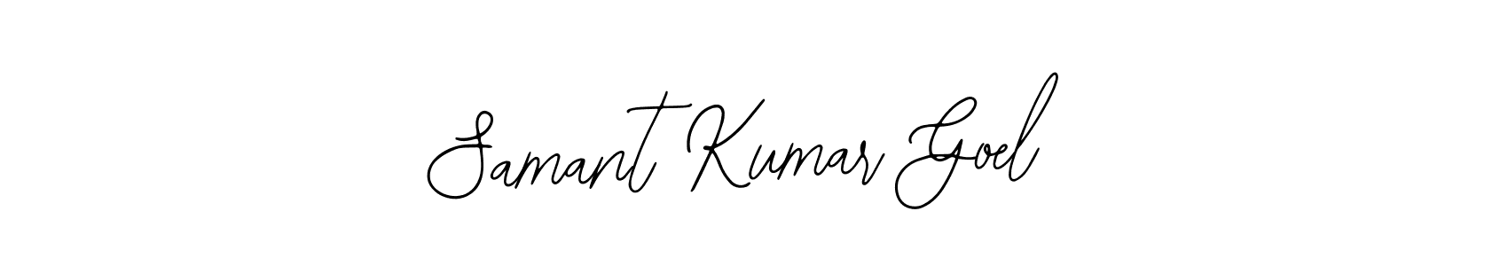 Design your own signature with our free online signature maker. With this signature software, you can create a handwritten (Bearetta-2O07w) signature for name Samant Kumar Goel. Samant Kumar Goel signature style 12 images and pictures png