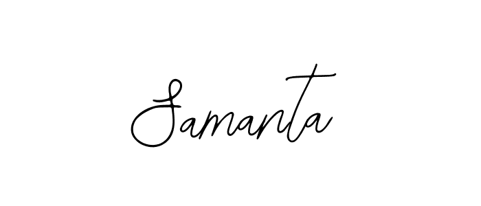 The best way (Bearetta-2O07w) to make a short signature is to pick only two or three words in your name. The name Samanta include a total of six letters. For converting this name. Samanta signature style 12 images and pictures png