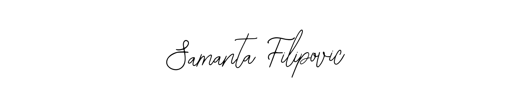 Make a beautiful signature design for name Samanta Filipovic. Use this online signature maker to create a handwritten signature for free. Samanta Filipovic signature style 12 images and pictures png