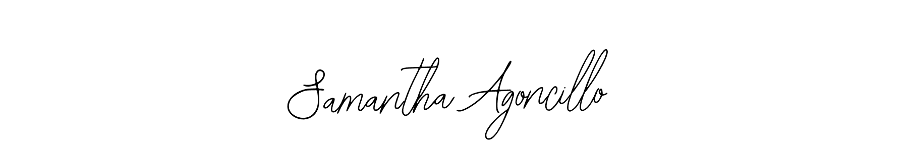 Also You can easily find your signature by using the search form. We will create Samantha Agoncillo name handwritten signature images for you free of cost using Bearetta-2O07w sign style. Samantha Agoncillo signature style 12 images and pictures png