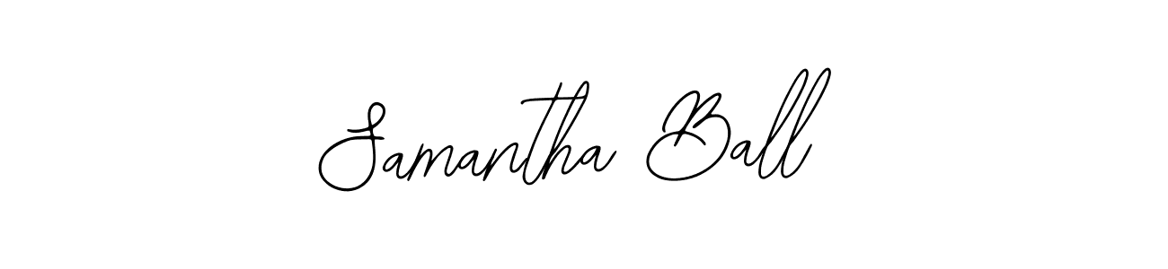 Design your own signature with our free online signature maker. With this signature software, you can create a handwritten (Bearetta-2O07w) signature for name Samantha Ball. Samantha Ball signature style 12 images and pictures png