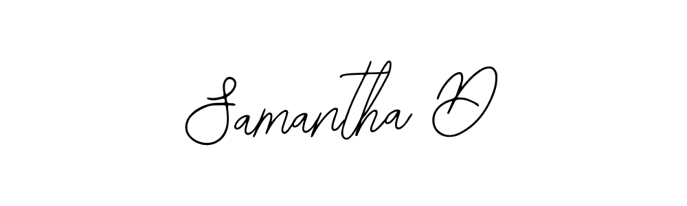 Create a beautiful signature design for name Samantha D. With this signature (Bearetta-2O07w) fonts, you can make a handwritten signature for free. Samantha D signature style 12 images and pictures png