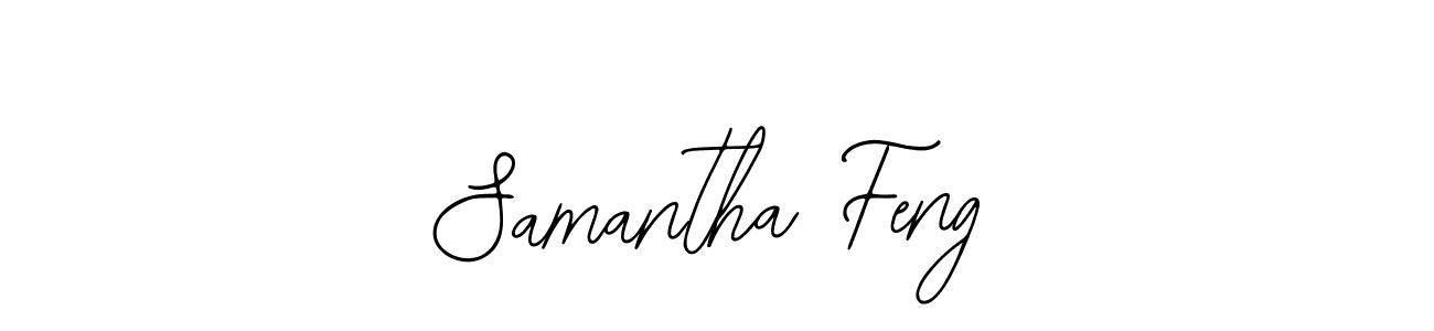 Also You can easily find your signature by using the search form. We will create Samantha Feng name handwritten signature images for you free of cost using Bearetta-2O07w sign style. Samantha Feng signature style 12 images and pictures png