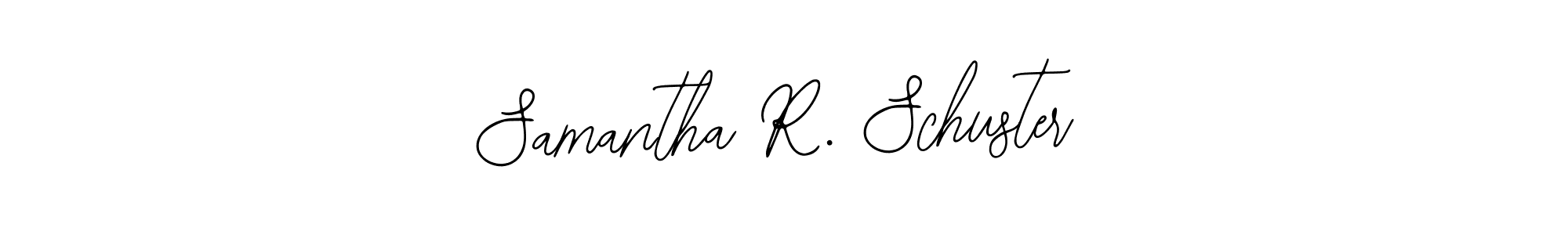 Design your own signature with our free online signature maker. With this signature software, you can create a handwritten (Bearetta-2O07w) signature for name Samantha R. Schuster. Samantha R. Schuster signature style 12 images and pictures png