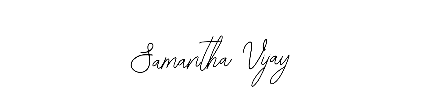 Similarly Bearetta-2O07w is the best handwritten signature design. Signature creator online .You can use it as an online autograph creator for name Samantha Vijay. Samantha Vijay signature style 12 images and pictures png