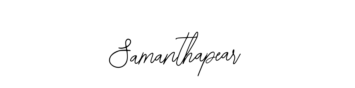 Also You can easily find your signature by using the search form. We will create Samanthapear name handwritten signature images for you free of cost using Bearetta-2O07w sign style. Samanthapear signature style 12 images and pictures png