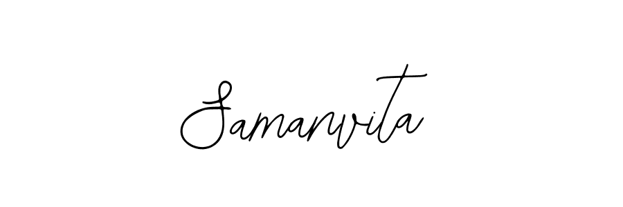 How to Draw Samanvita signature style? Bearetta-2O07w is a latest design signature styles for name Samanvita. Samanvita signature style 12 images and pictures png