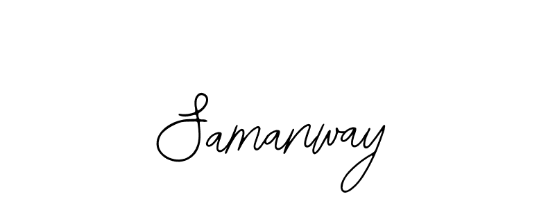 Make a beautiful signature design for name Samanway. Use this online signature maker to create a handwritten signature for free. Samanway signature style 12 images and pictures png