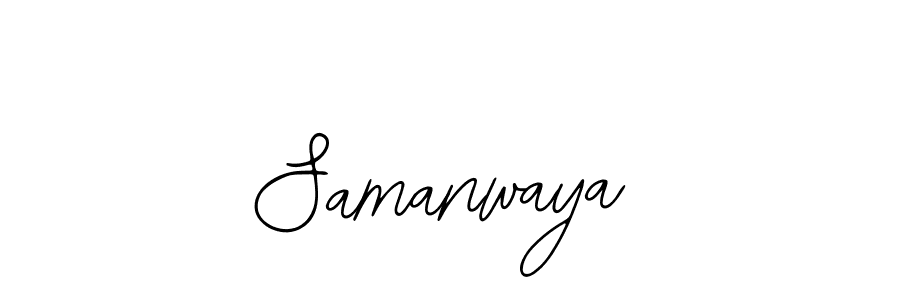 Design your own signature with our free online signature maker. With this signature software, you can create a handwritten (Bearetta-2O07w) signature for name Samanwaya. Samanwaya signature style 12 images and pictures png
