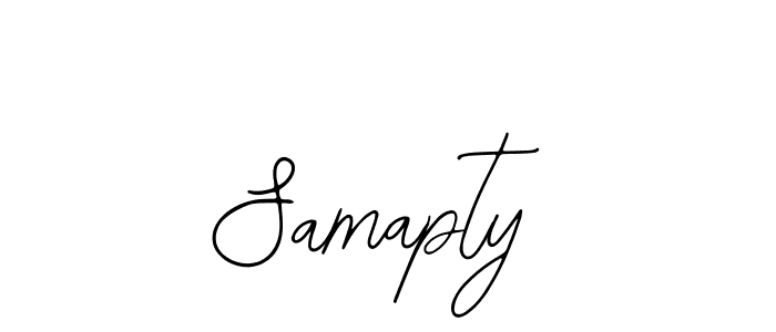 How to make Samapty signature? Bearetta-2O07w is a professional autograph style. Create handwritten signature for Samapty name. Samapty signature style 12 images and pictures png