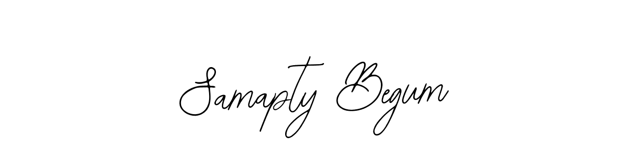 Design your own signature with our free online signature maker. With this signature software, you can create a handwritten (Bearetta-2O07w) signature for name Samapty Begum. Samapty Begum signature style 12 images and pictures png