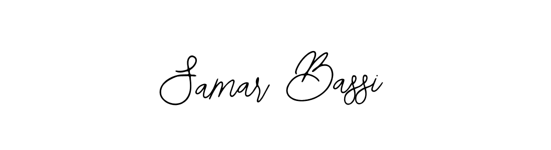 Use a signature maker to create a handwritten signature online. With this signature software, you can design (Bearetta-2O07w) your own signature for name Samar Bassi. Samar Bassi signature style 12 images and pictures png