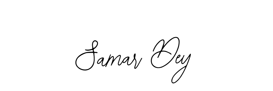 How to make Samar Dey name signature. Use Bearetta-2O07w style for creating short signs online. This is the latest handwritten sign. Samar Dey signature style 12 images and pictures png