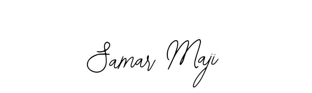 The best way (Bearetta-2O07w) to make a short signature is to pick only two or three words in your name. The name Samar Maji include a total of six letters. For converting this name. Samar Maji signature style 12 images and pictures png