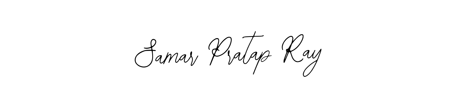 Similarly Bearetta-2O07w is the best handwritten signature design. Signature creator online .You can use it as an online autograph creator for name Samar Pratap Ray. Samar Pratap Ray signature style 12 images and pictures png