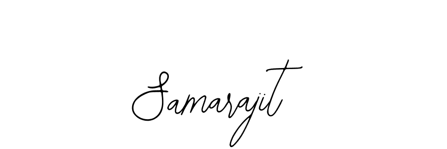 Use a signature maker to create a handwritten signature online. With this signature software, you can design (Bearetta-2O07w) your own signature for name Samarajit. Samarajit signature style 12 images and pictures png