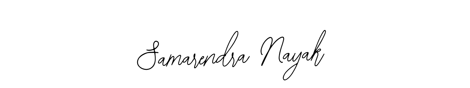 Create a beautiful signature design for name Samarendra Nayak. With this signature (Bearetta-2O07w) fonts, you can make a handwritten signature for free. Samarendra Nayak signature style 12 images and pictures png