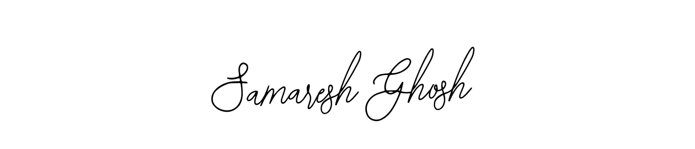 How to make Samaresh Ghosh name signature. Use Bearetta-2O07w style for creating short signs online. This is the latest handwritten sign. Samaresh Ghosh signature style 12 images and pictures png