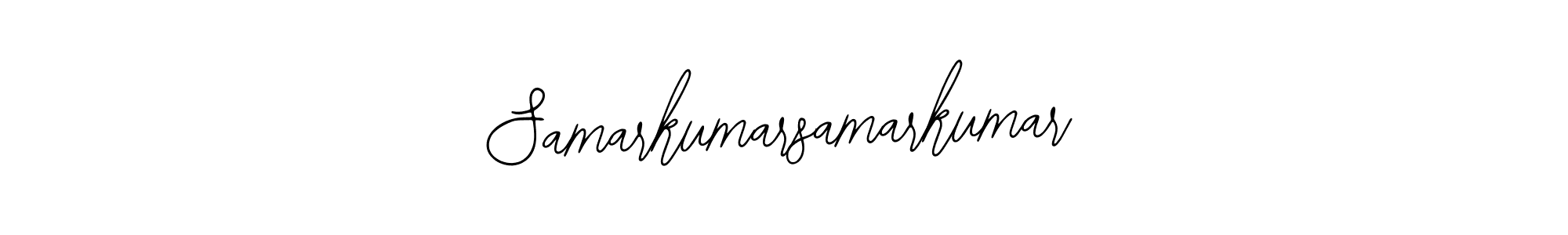 How to make Samarkumarsamarkumar signature? Bearetta-2O07w is a professional autograph style. Create handwritten signature for Samarkumarsamarkumar name. Samarkumarsamarkumar signature style 12 images and pictures png