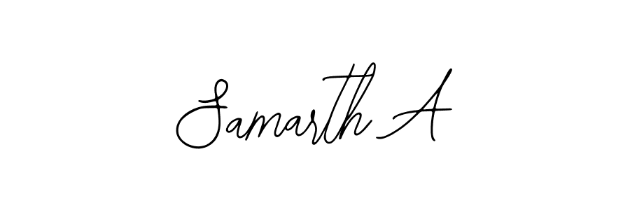 You should practise on your own different ways (Bearetta-2O07w) to write your name (Samarth A) in signature. don't let someone else do it for you. Samarth A signature style 12 images and pictures png