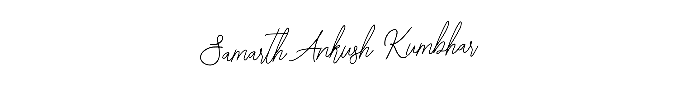How to make Samarth Ankush Kumbhar name signature. Use Bearetta-2O07w style for creating short signs online. This is the latest handwritten sign. Samarth Ankush Kumbhar signature style 12 images and pictures png