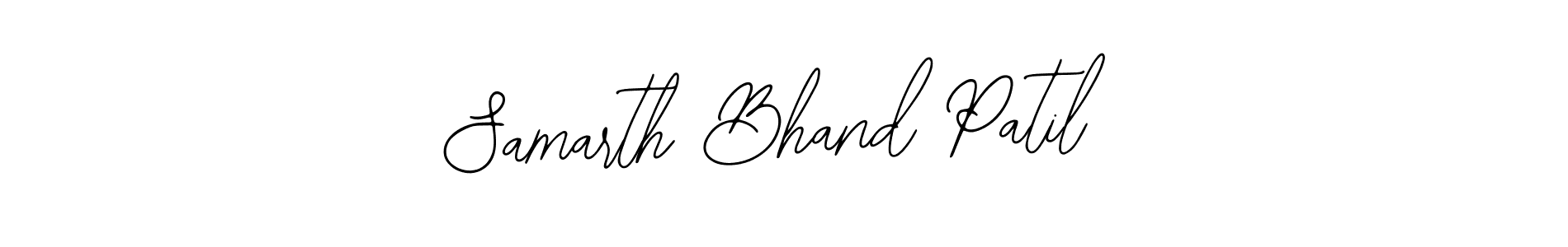 Also we have Samarth Bhand Patil name is the best signature style. Create professional handwritten signature collection using Bearetta-2O07w autograph style. Samarth Bhand Patil signature style 12 images and pictures png