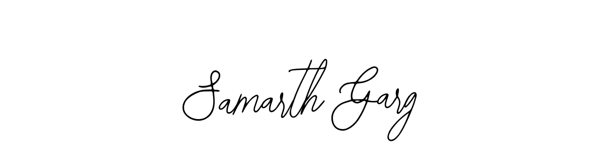 You should practise on your own different ways (Bearetta-2O07w) to write your name (Samarth Garg) in signature. don't let someone else do it for you. Samarth Garg signature style 12 images and pictures png