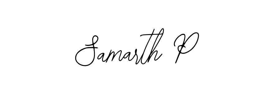 Similarly Bearetta-2O07w is the best handwritten signature design. Signature creator online .You can use it as an online autograph creator for name Samarth P. Samarth P signature style 12 images and pictures png