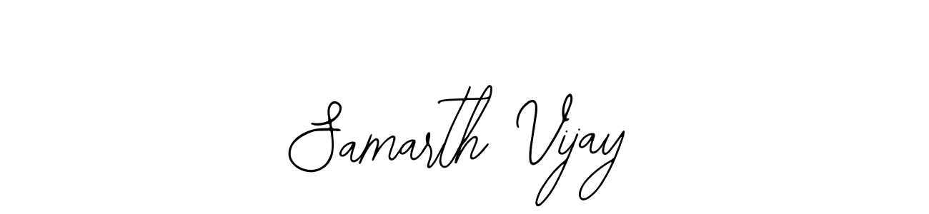 if you are searching for the best signature style for your name Samarth Vijay. so please give up your signature search. here we have designed multiple signature styles  using Bearetta-2O07w. Samarth Vijay signature style 12 images and pictures png