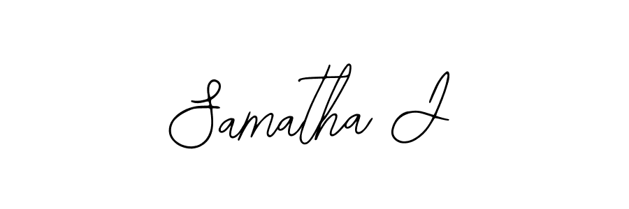 You can use this online signature creator to create a handwritten signature for the name Samatha J. This is the best online autograph maker. Samatha J signature style 12 images and pictures png