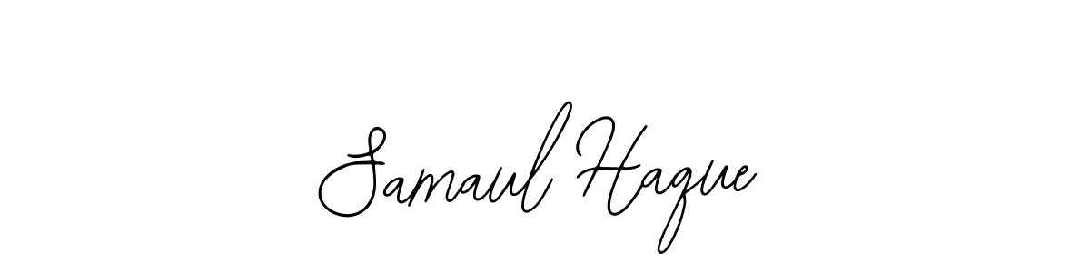 Bearetta-2O07w is a professional signature style that is perfect for those who want to add a touch of class to their signature. It is also a great choice for those who want to make their signature more unique. Get Samaul Haque name to fancy signature for free. Samaul Haque signature style 12 images and pictures png