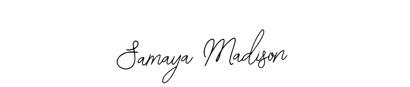 See photos of Samaya Madison official signature by Spectra . Check more albums & portfolios. Read reviews & check more about Bearetta-2O07w font. Samaya Madison signature style 12 images and pictures png